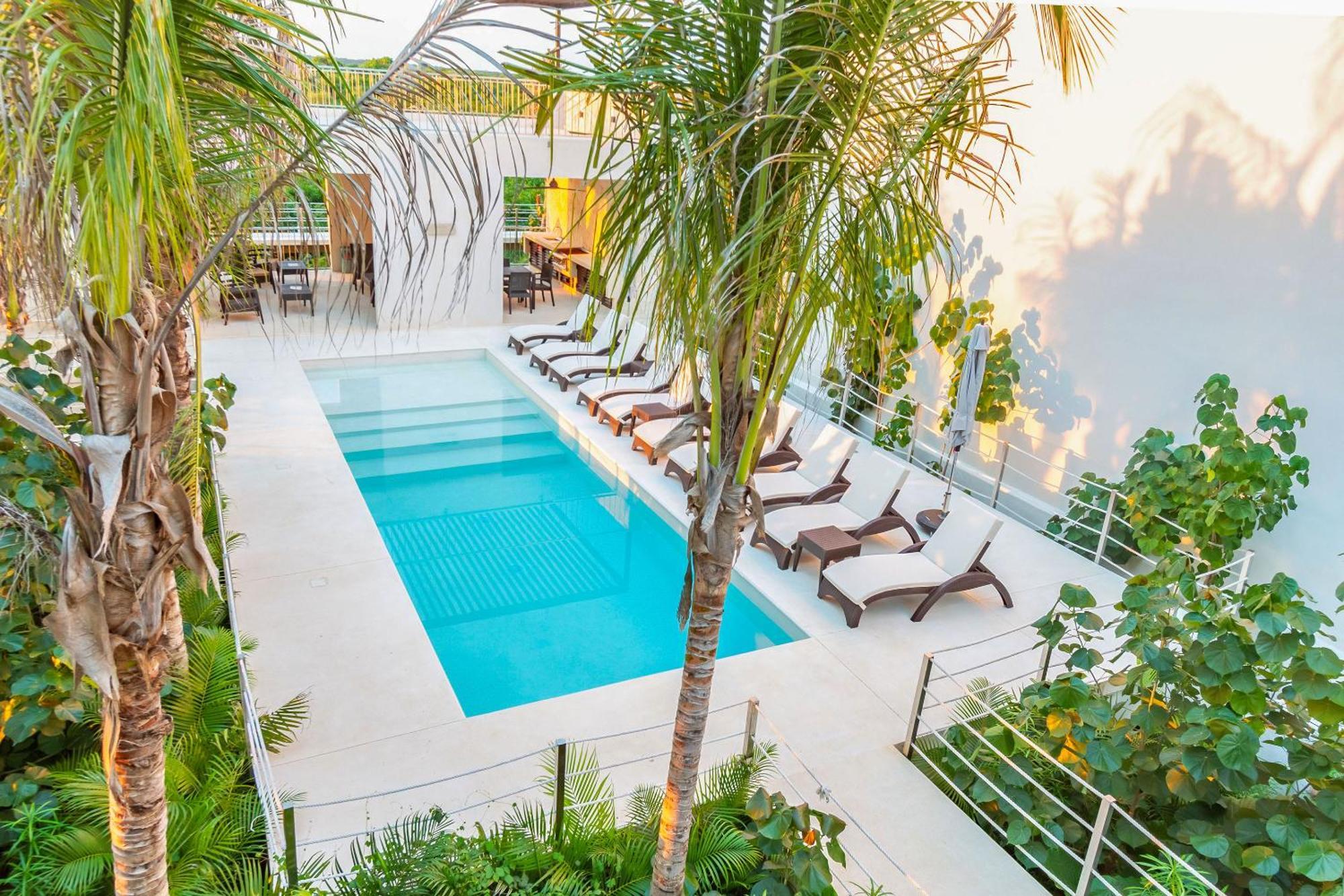 Santamar By Tao Beach Condos With Pool & Walk To Ocean Akumal Chambre photo